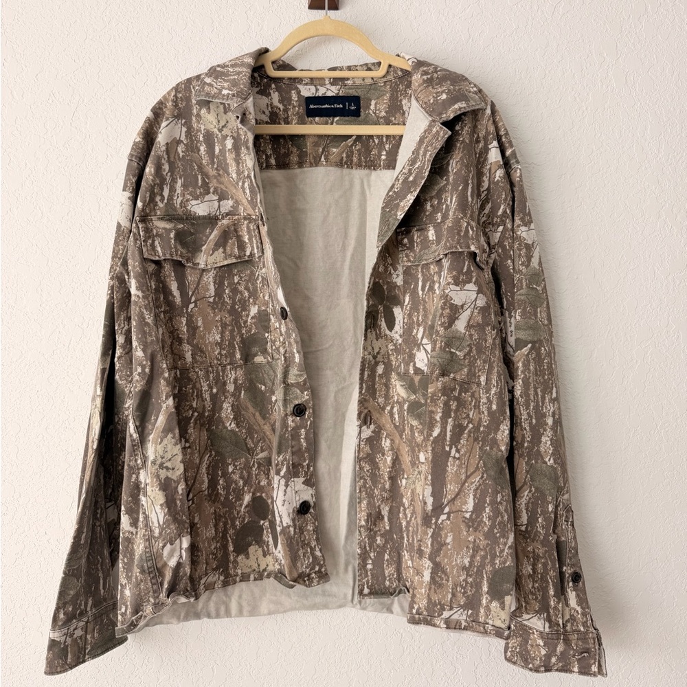 Abercrombie & Fitch Camouflage Shirt Jacket